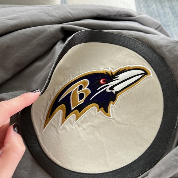 Pottery Barn Teen NFL BALTIMORE RAVENS Patch Duvet Cover - Picture 8 of 8